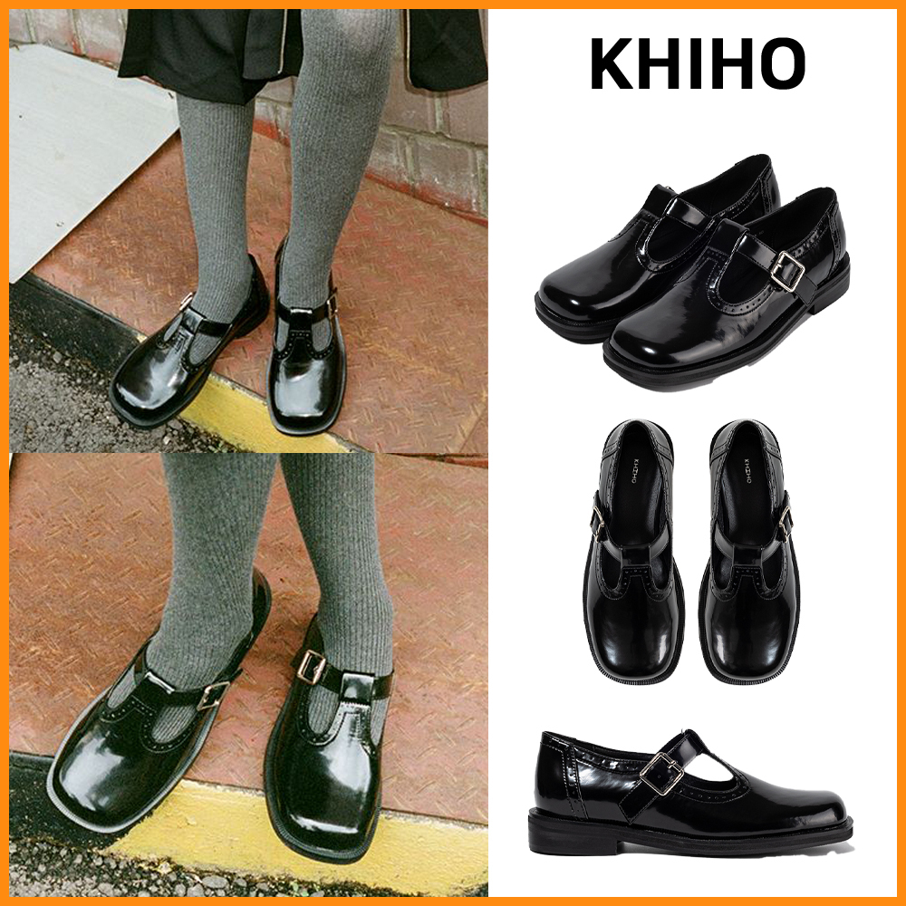 韓国大人気 【KHIHO】 PUNCHING MARY JANE LOAFER