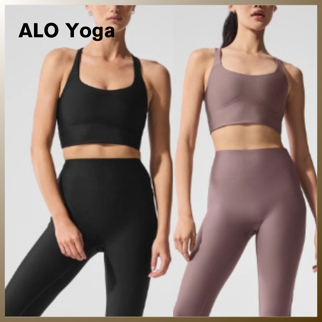 ALO Yoga ◆ロゴ エアリフト スリーク タンクブラ