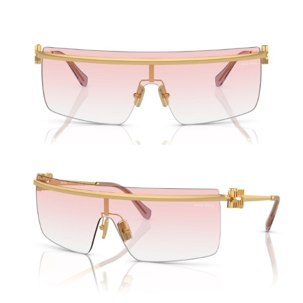 【MIU MIU】ロゴ ワイド サングラス 国内発送