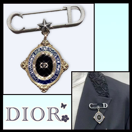 クール♡【 Dior 】メダイヨンブローチ