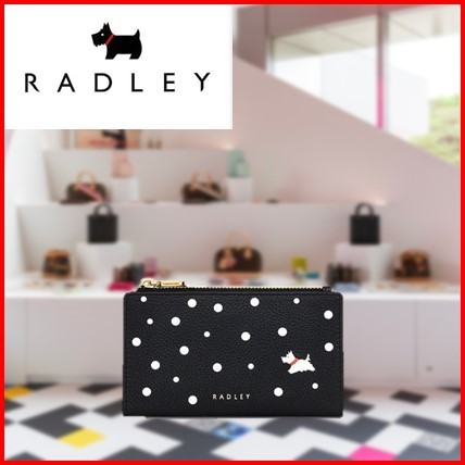 【Radley】スポット Radley レザー 二つ折り財布 ブラック