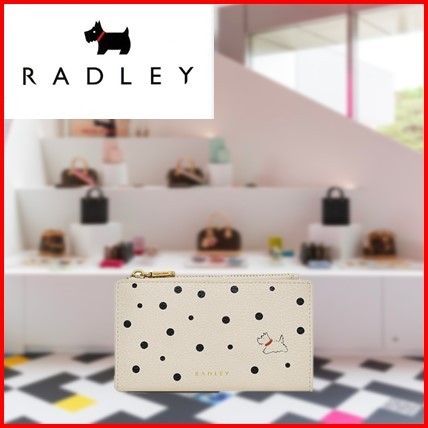 【Radley】スポット Radley レザー 二つ折り財布 チョーク