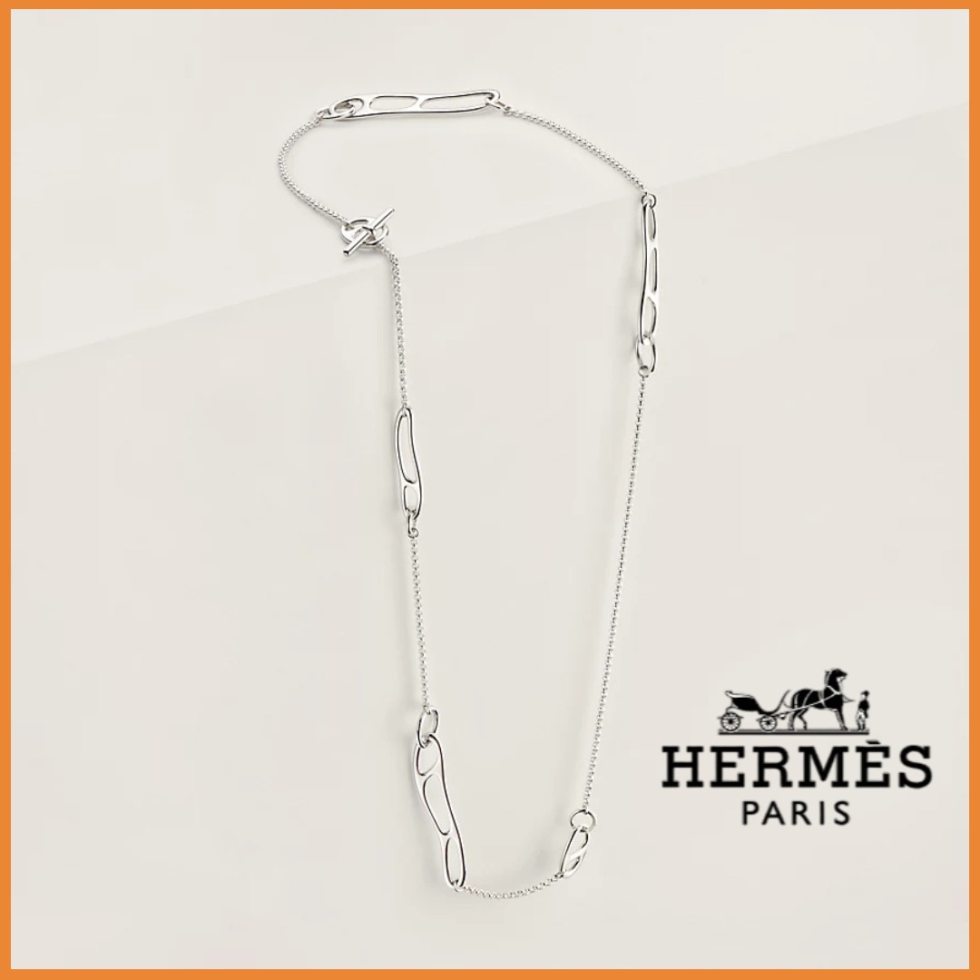 【おしゃれさんに♪】HERMES ロングネックレス
