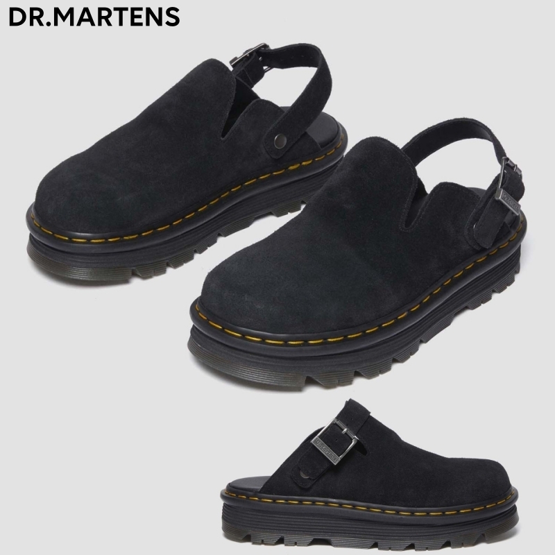 [DR.MARTENS] ストラップサンダル ZEBZAG MULE ブラック