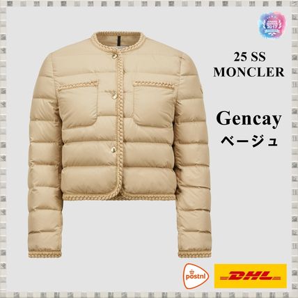 ◆MONCLER◆ Gencay キルティングコート Gencay down jacket in beige - Moncler | Mytheresa