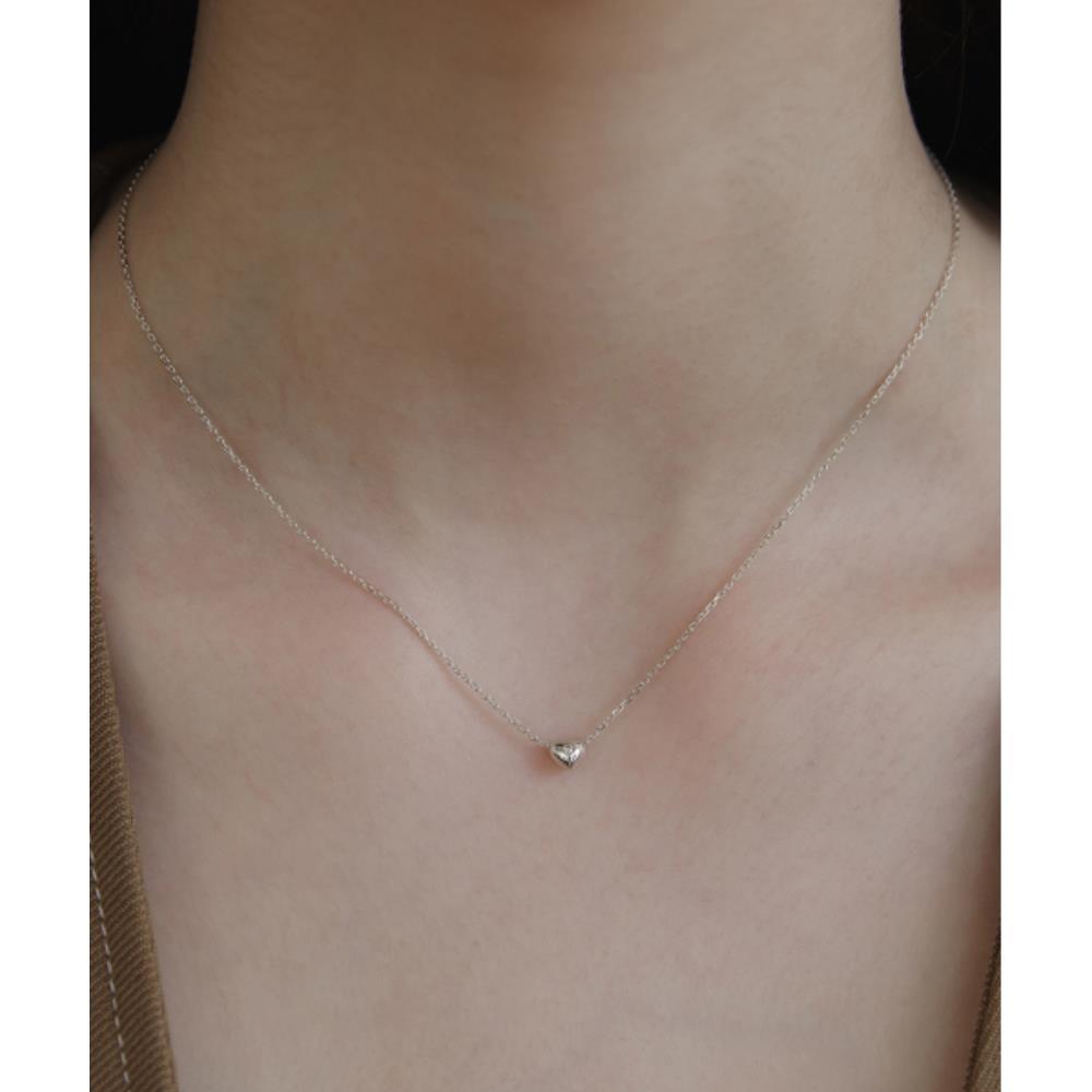 ☆TATIANA☆ Silver 925 Mini Heart Glitz Necklace NZ2427