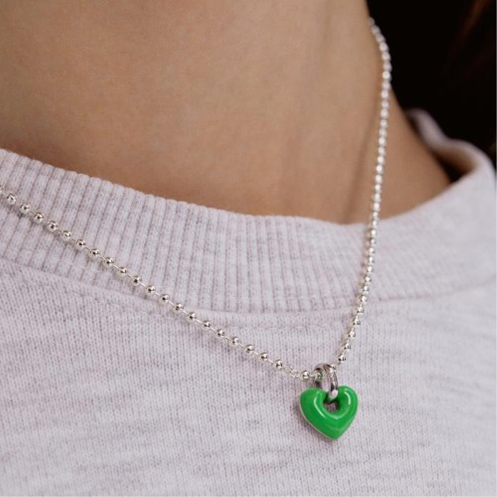 ☆TATIANA☆ Heart Doughnut Necklace NZ2025