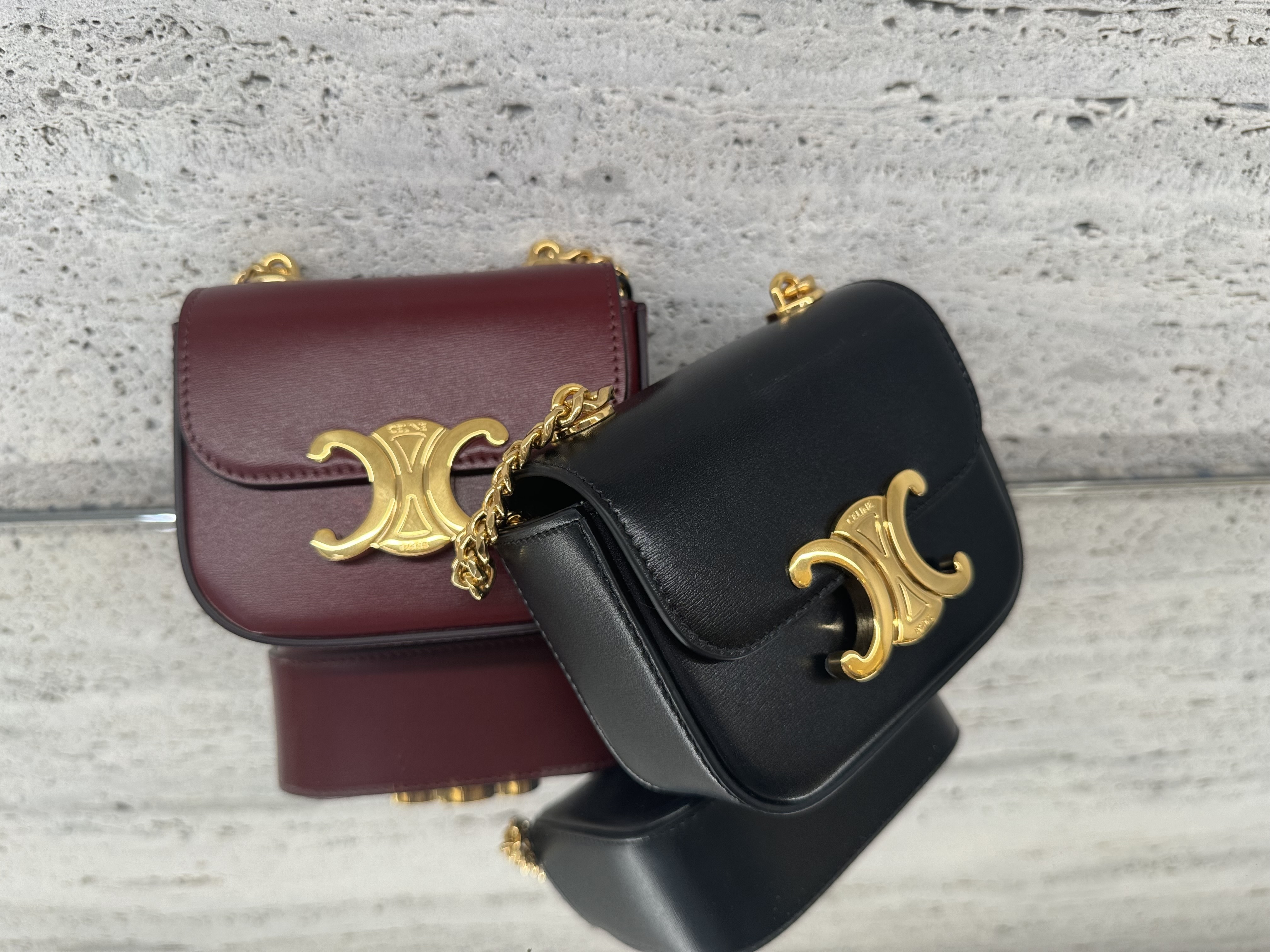 CELINE【入手困難】MINI CHAIN CLAUDE☆★SHINY CALFSKIN★全色