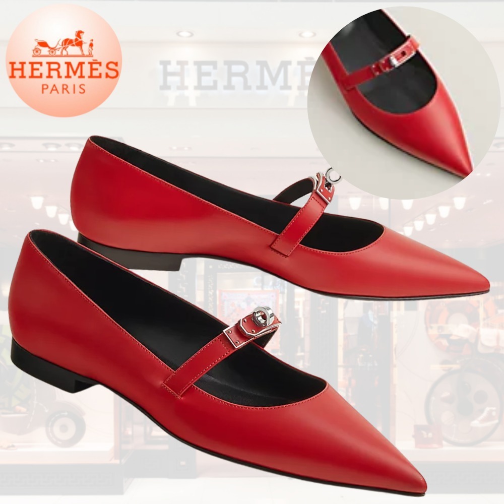 【上品♡エレガントスタイルにおすすめ】HERMES パンプス