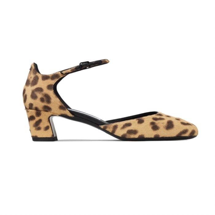 [Jimmy Choo] ピクシー ブロック ヒール 45 レオパード JIMMY CHOO Pixie Block Heel 45 レオパード ポニーパンプス