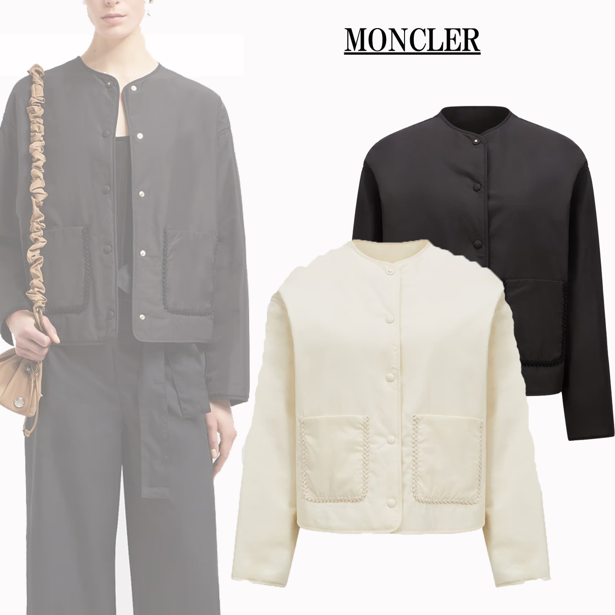 MONCLER モンクレール Nevers ショート ダウンジャケット