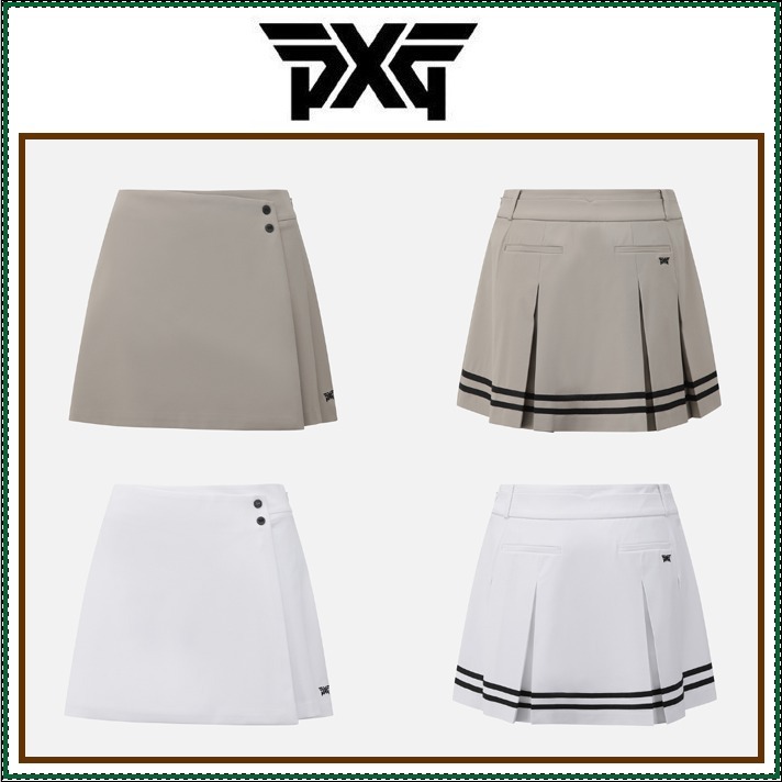 【PXG】WOMENS SUMMER WRAP PLEATED SKIRT / 追跡付