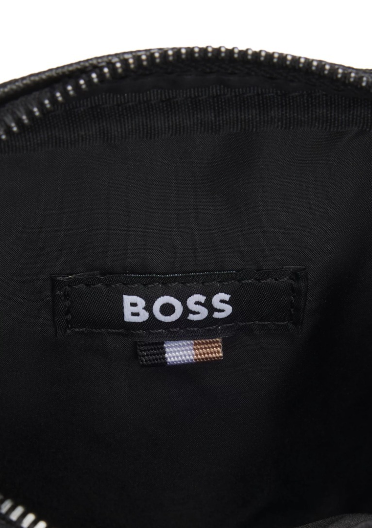 【Hugo Boss】ダブル \"B\" ジャカード レポーター バッグ