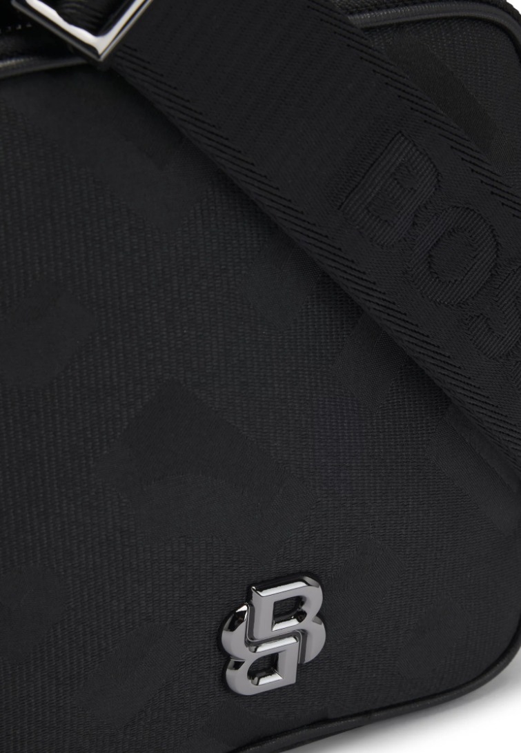 【Hugo Boss】ダブル \"B\" ジャカード レポーター バッグ