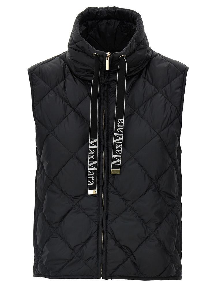 Max Mara トレジック キルティング キャンバス ショート ジレ