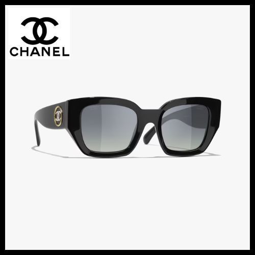 *シンプルかっこいい★*【CHANEL】スクエア シェイプ アイウェア
