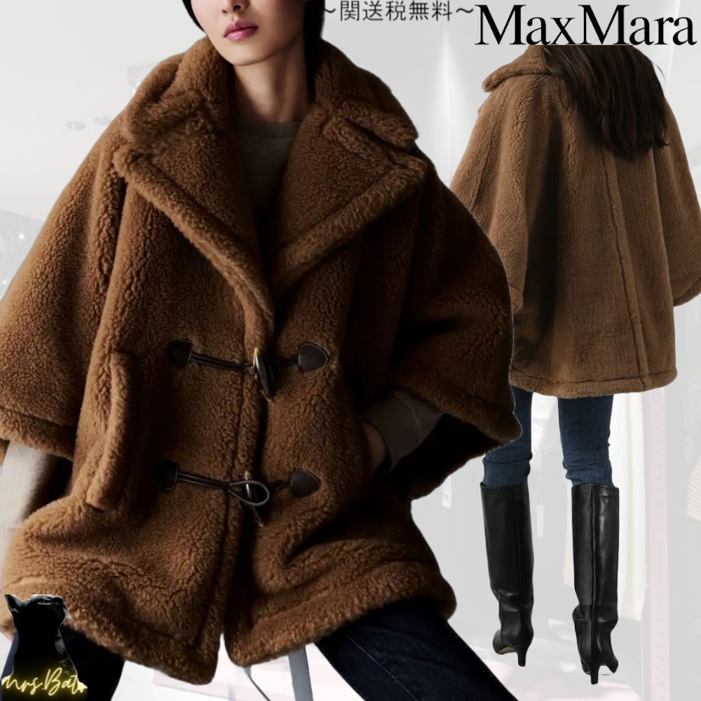 MxaMara 品薄 1点限り GEORGE テディベア ケープ 関送料込