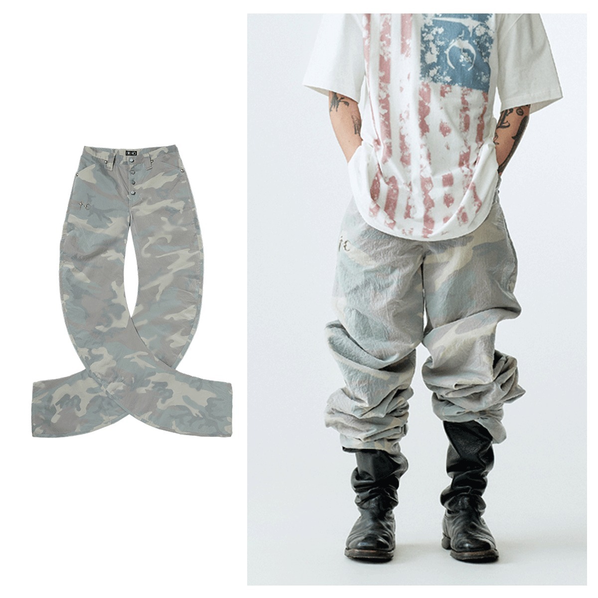 パンツ・ボトムスその他 THUG CLUB Clouded Parkour Pants SA708