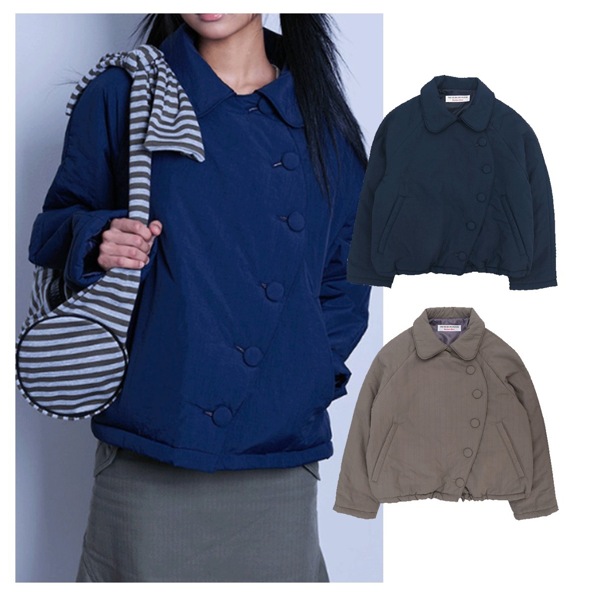 ジャケット THE MUSEUM VISITOR ROUND UNBALANCED PUFF JACKET 5MM419