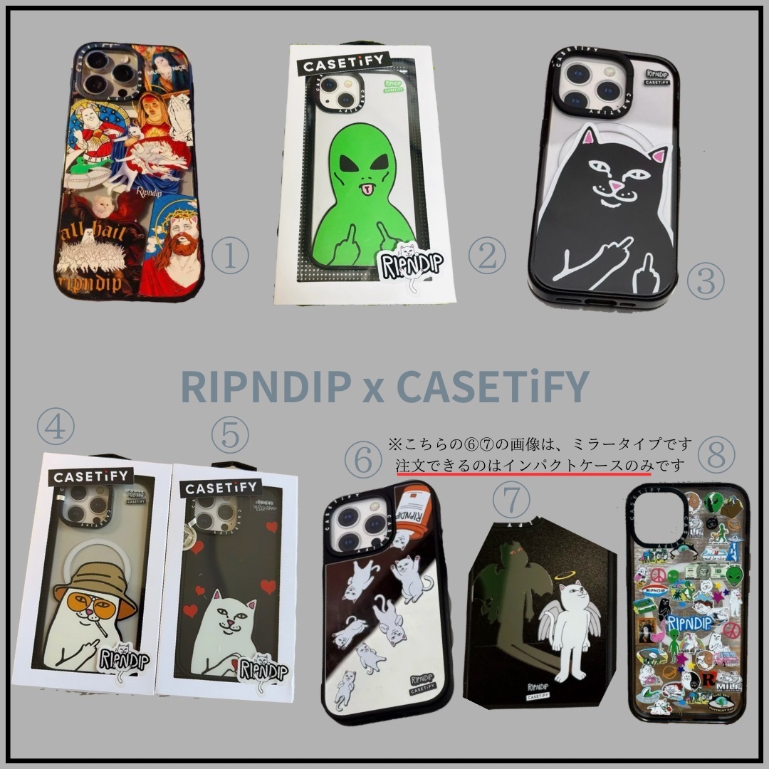 ◇RIPNDIP◇ iPhone ケース MagSafe対応