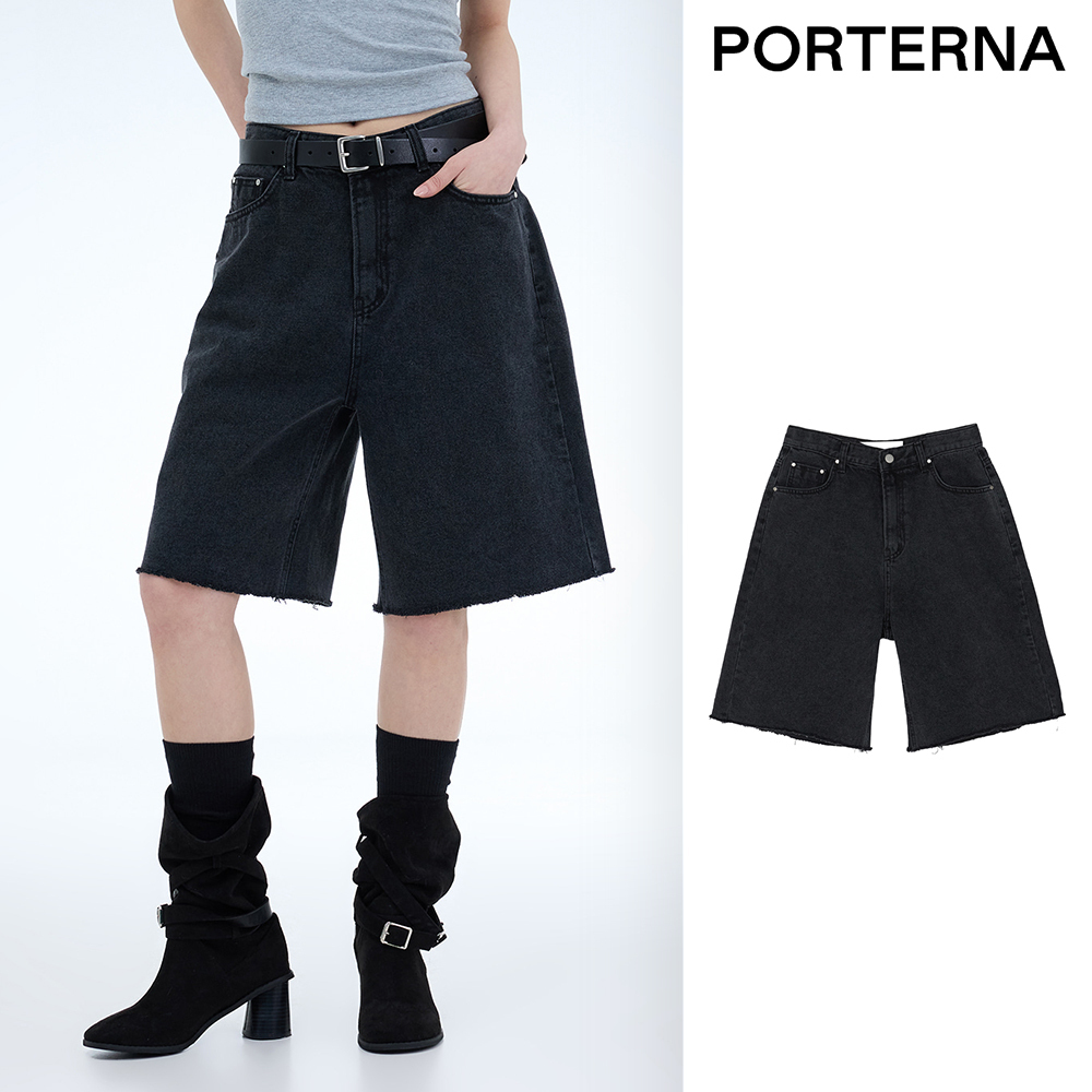 【PORTERNA】Notty Washing Bermuda Shorts