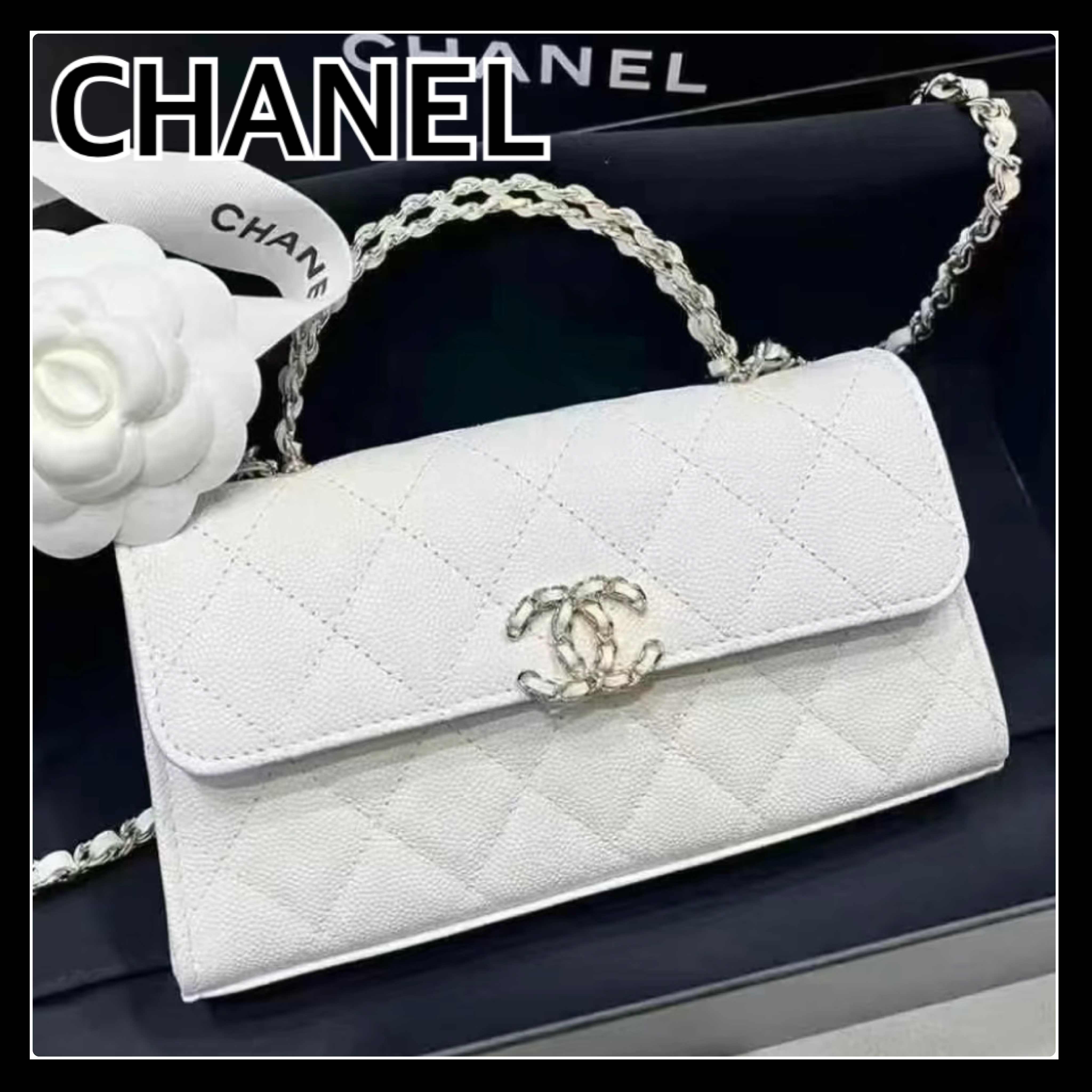 大人可愛い【CHANEL】25SS Kelly チェーン ショルダーバッグ