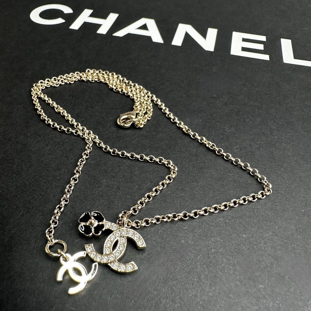 CHANEL ダブルCロゴ ネックレス 約45cm