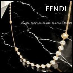 TWICE ミナさん着用【FENDI】F is FENDI ゴールドネックレス☆