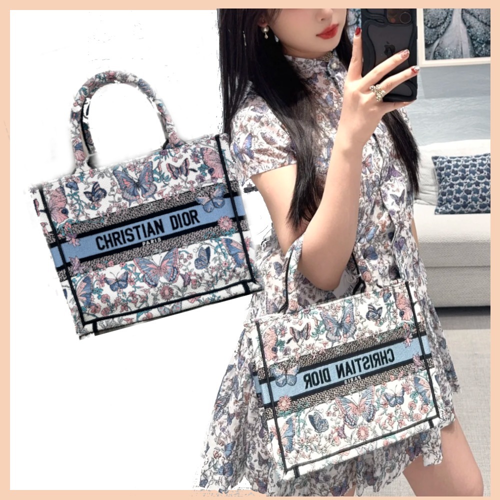 ★25SS新作★【Dior】 Book Tote バッグ スモール