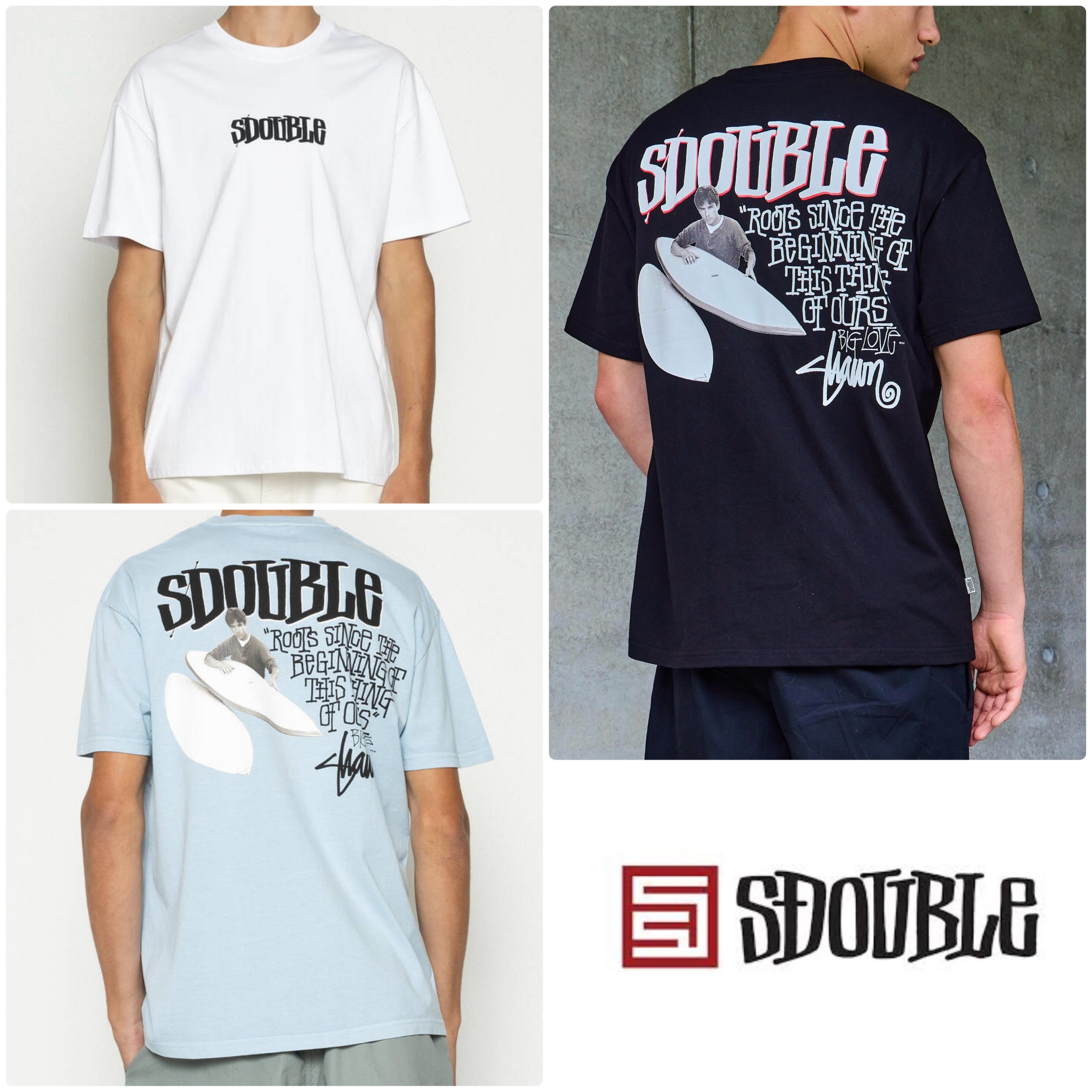【S/DOUBLE】エスダブル Pintails Tee Tシャツ