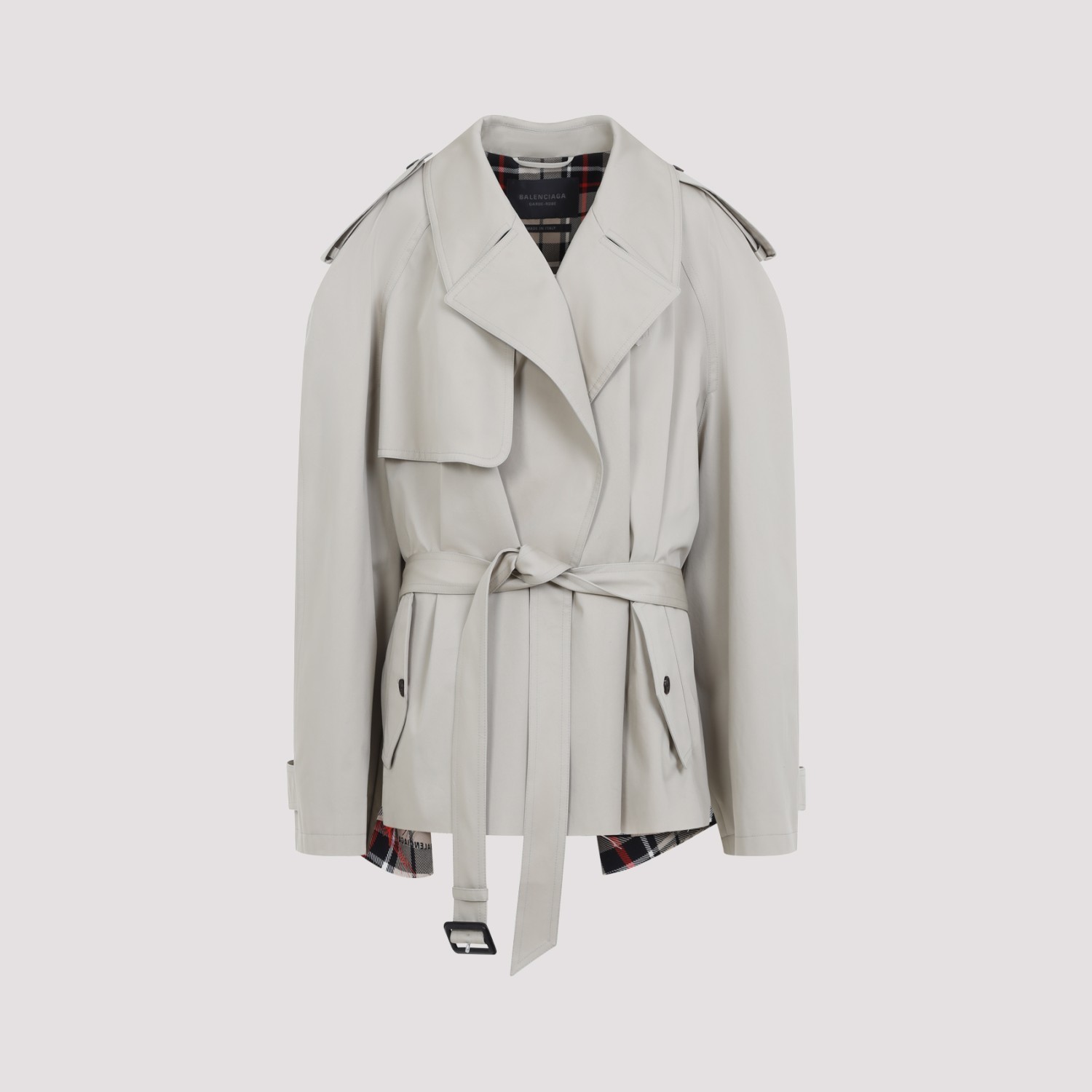 トレンチコート BALENCIAGA CROPPED TRENCH