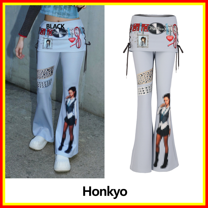 [Honkyo] Corset Skirt Pants /追跡付