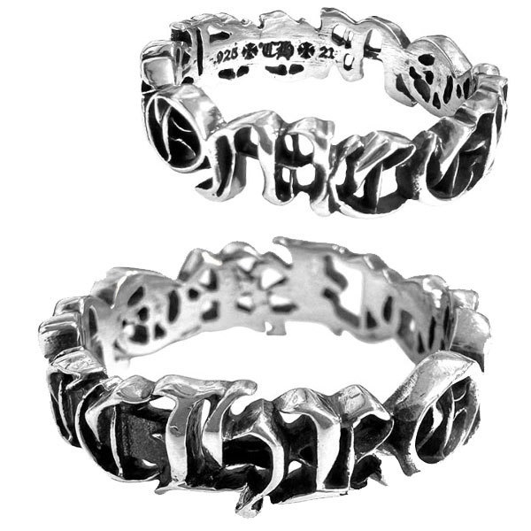 Chrome Hearts☆クロム刻印 シルバー バンドリング