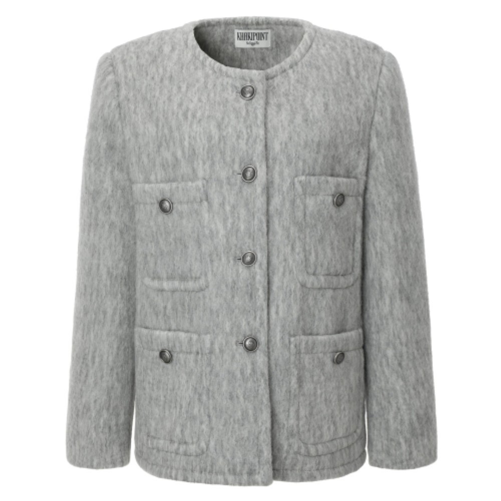 ★KHAKIPOINT★ Antique Wool Jacket gray P0000BFX