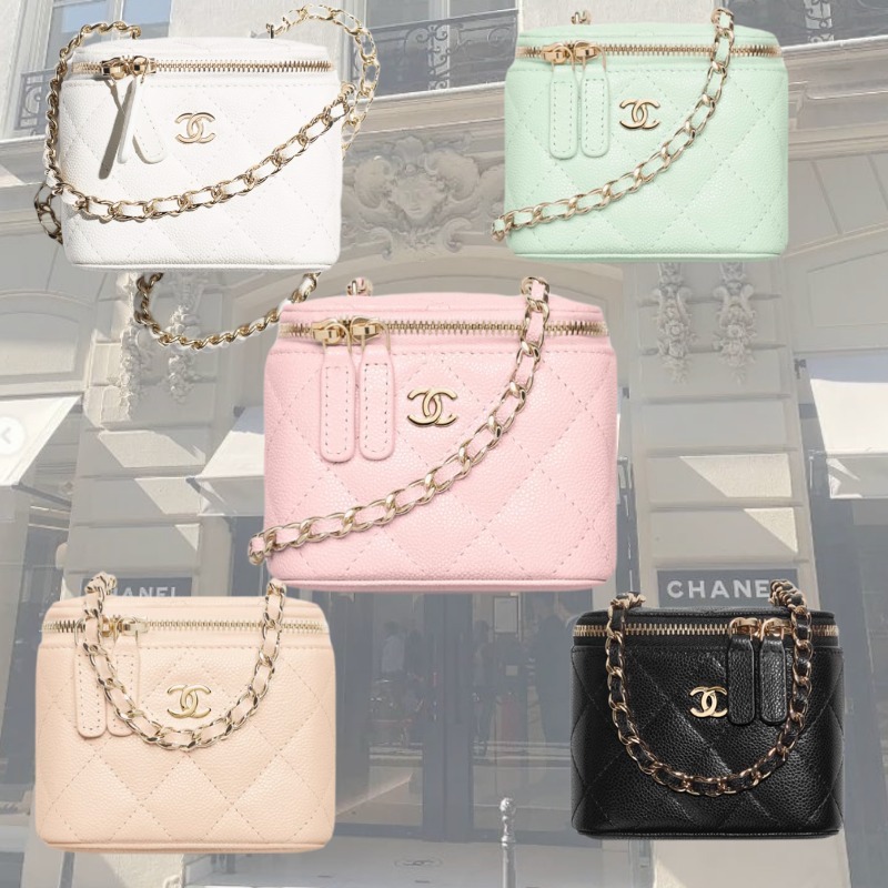 ★選べるカラー★【CHANEL】クラシック ミニバニティー