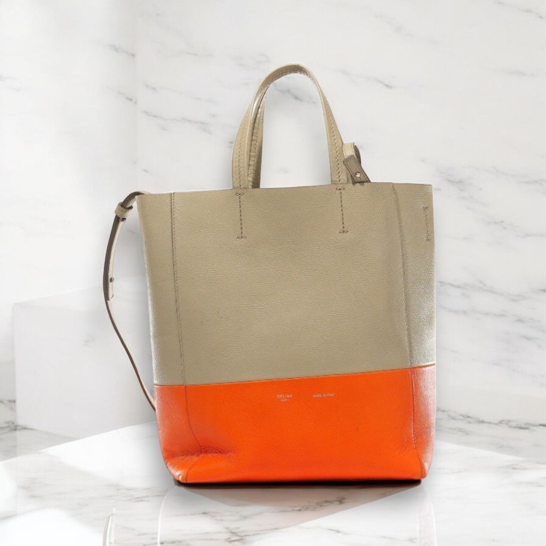 VINTAGE●CELINE●スモール バーティカル トート バッグ