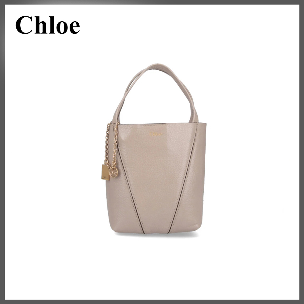 【おしゃれな品】Chloe スピン スモール トートバッグ ベージュ