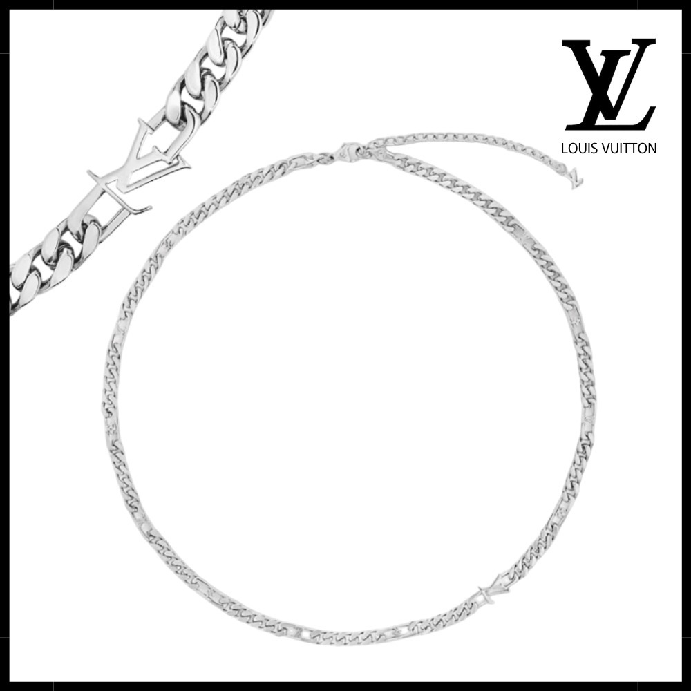 【知的に格上げ◎】Louis Vitton チェーン ネックレス フィガロ