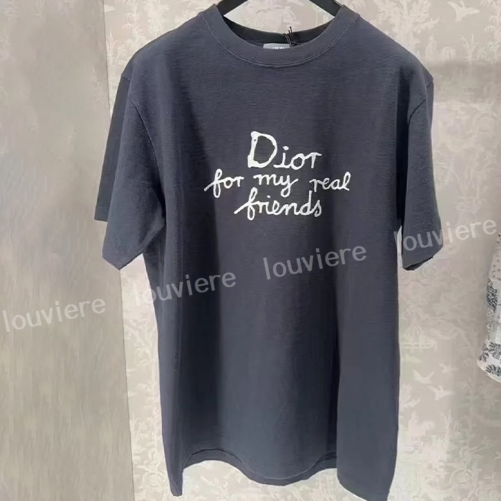 【ユニセックスなアイテム♪】DIOR AND HYLTON NEL Tシャツ 大注目コラボ！】Dior☆DIOR AND HYLTON NEL ニットTシャツ