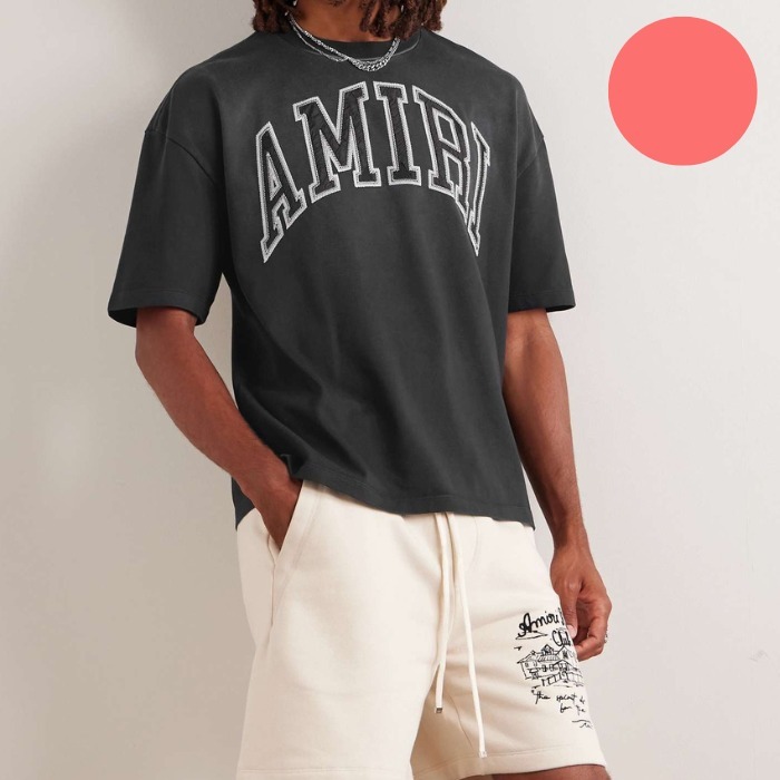 平野紫耀愛用ブランド【AMIRI】コットンジャージー半袖Tシャツ