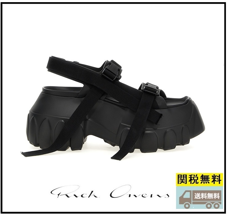 関税送料込★RICK OWENS☆メガ トラクター レザーサンダル