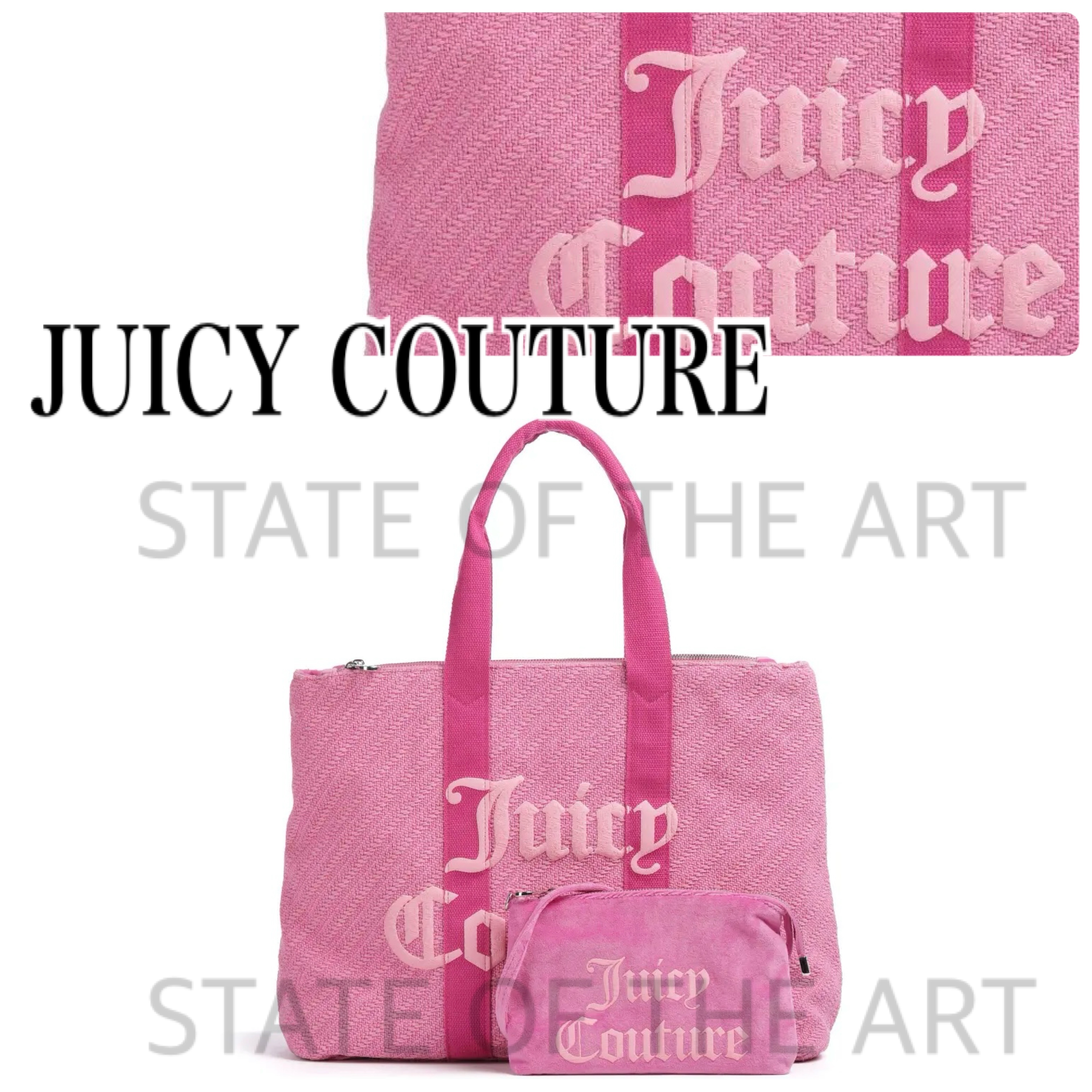 【Juicy Couture】Daisy ポーチ付 トートバッグ L