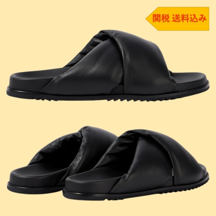 【RICK OWENS】ドーナツグラノーラレザーサンダル