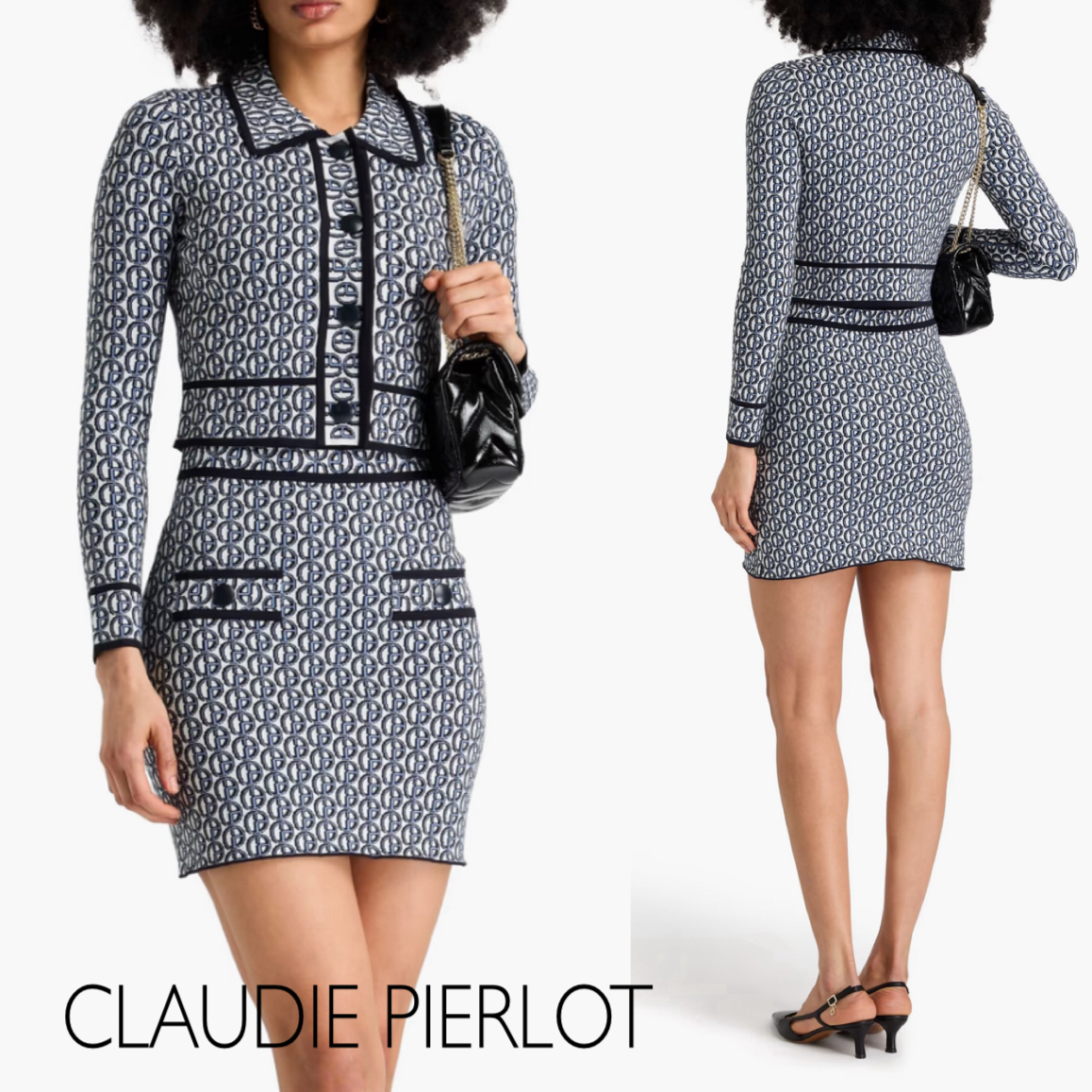 パリ発★ジャカードニット★ミニスカート★ CLAUDIE PIERLOT
