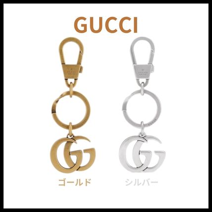 ゴールド（金色）系 GUCCI(グッチ) キーホルダー・キーリング