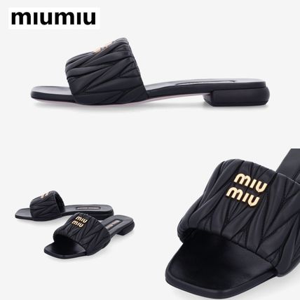 日本未入荷 MiuMiu(ミュウミュウ) サンダル・ミュール