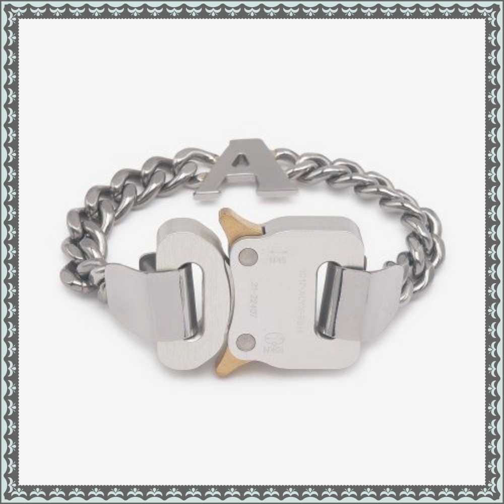 ★ALYX★ Buckle Charm Bracelet Silver AAUJW0212OT01GRY0002 A