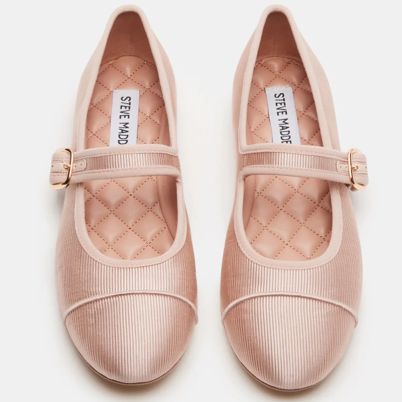 Steve Madden☆ 光沢サテン・フラット・メリージェーン Steve Madden☆ 光沢サテン・フラット・メリージェーン (Steve