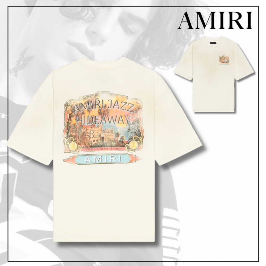 【AMIRI】ジャズ ハイダウェイ Tシャツ ★ 100%コットン素材