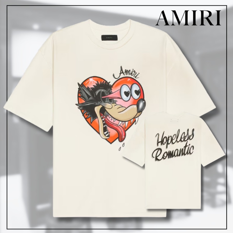 【AMIRI】ホープレス ロマンティック Tシャツ ★ 100%コットン